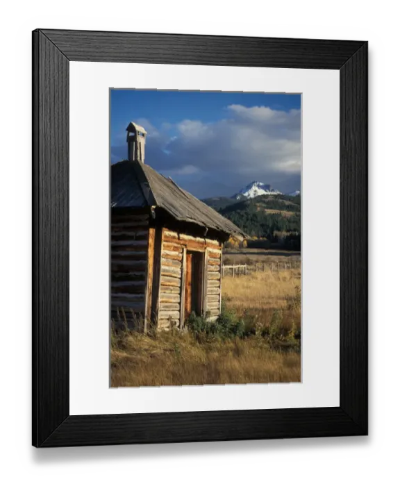 Framed Print : old smoker house used for smoking food on a homestead next to the west side of Yellowstone Framed Print : old smoker house used for smoking food on a homestead next to the west side of Yellowstone