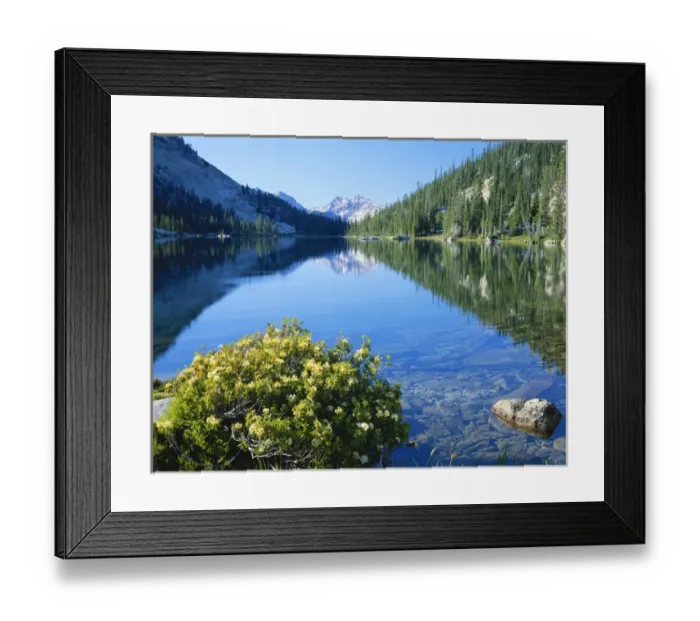 Framed Print : USA, Idaho, Sawtooth National Forest, Sawtooth National Reservation Area, Sawtooth Wilderness