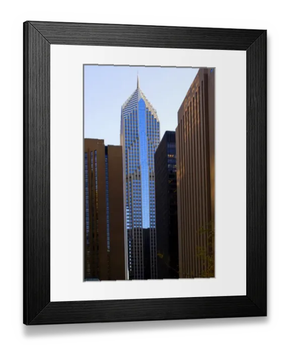 Framed Print : Two Prudential Plaza Framed Print : Two Prudential Plaza