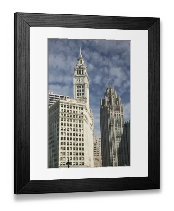 Framed Print : USA, Illinois, Chicago: The Wrigley Building Framed Print : USA, Illinois, Chicago: The Wrigley Building