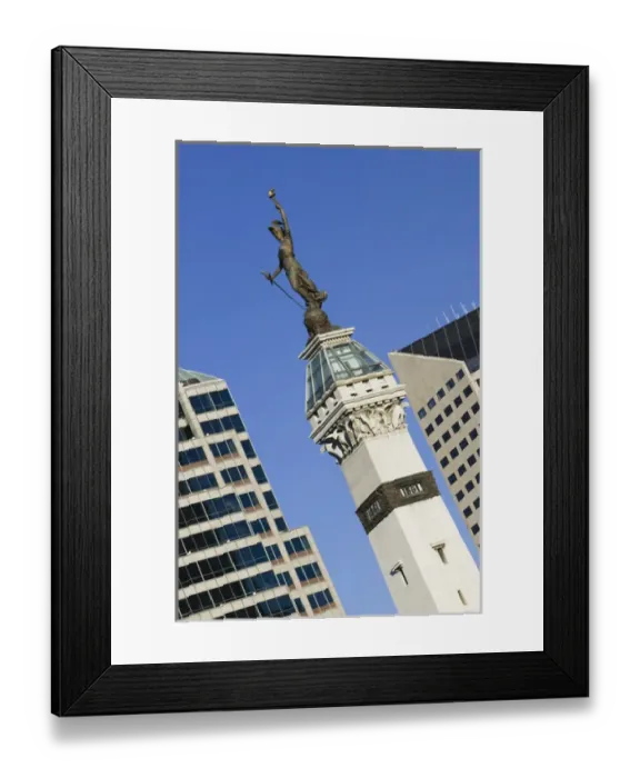Framed Print : USA-Indiana-Indianapolis: Downtown- Soldiers & Sailors Monument / Monument Circle Framed Print : USA-Indiana-Indianapolis: Downtown- Soldiers & Sailors Monument / Monument Circle
