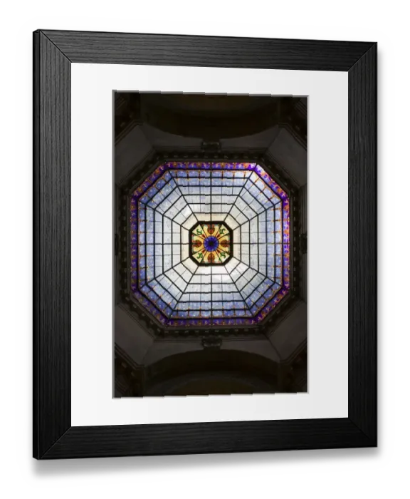 Framed Print : USA-Indiana-Indianapolis: Indiana State Capitol-Dome Interior