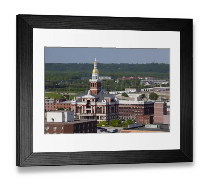 Framed Print : IA, Dubuque, Dubuque County Courthouse, Beaux Arts Style, constructed in 1891 Framed Print : IA, Dubuque, Dubuque County Courthouse, Beaux Arts Style, constructed in 1891