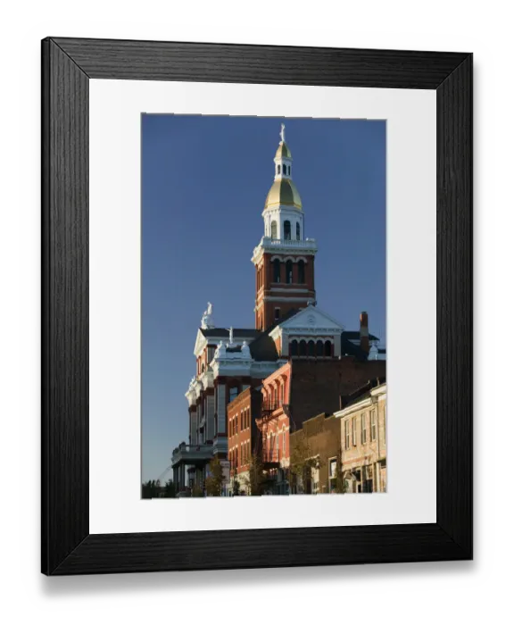 Framed Print : USA-IOWA-Dubuque: Dubuque County Courthouse Framed Print : USA-IOWA-Dubuque: Dubuque County Courthouse