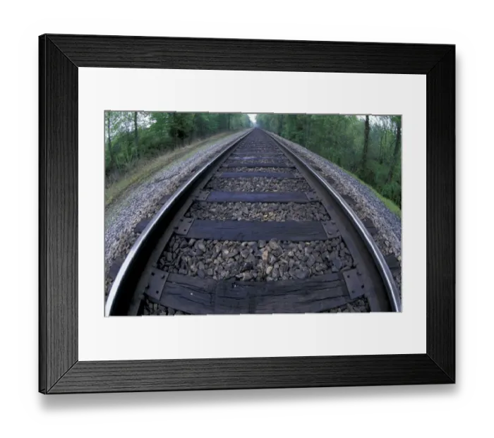 Framed Print : N. A. USA, Kentucky Railroad tracks Framed Print : N. A. USA, Kentucky Railroad tracks