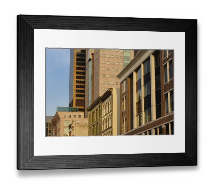 Framed Print : Architectural details, Main Street, Louisville, Kentucky