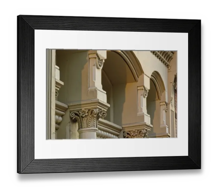 Framed Print : Architectural details, Main Street, Louisville, Kentucky Framed Print : Architectural details, Main Street, Louisville, Kentucky
