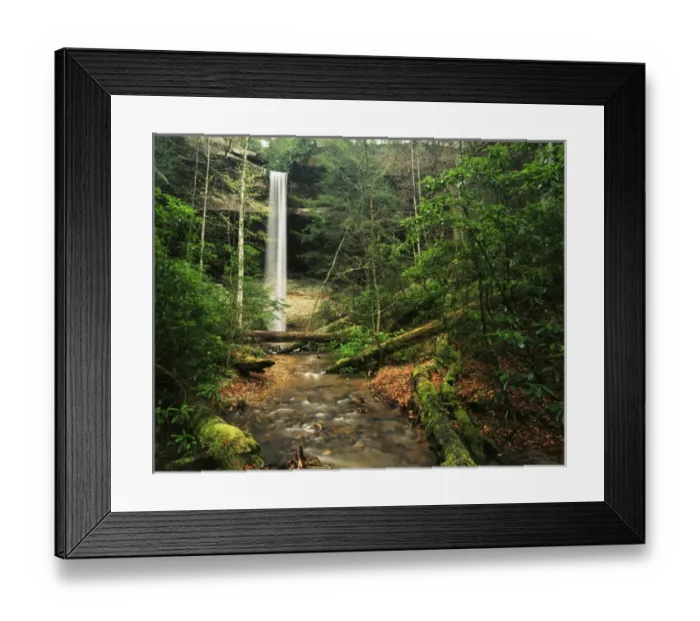 Framed Print : USA, Kentucky, Yahoo Falls, Big South Fork National River and Recreation Area Framed Print : USA, Kentucky, Yahoo Falls, Big South Fork National River and Recreation Area