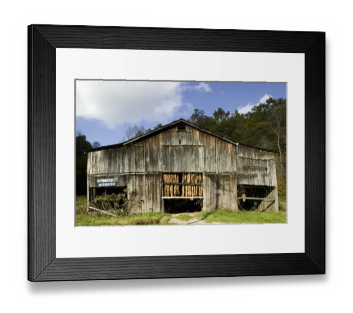 Framed Print : USA-Kentucky-Pine Ridge: Tobacco Drying Shed along Bert Coombs Mountain Parkway Framed Print : USA-Kentucky-Pine Ridge: Tobacco Drying Shed along Bert Coombs Mountain Parkway