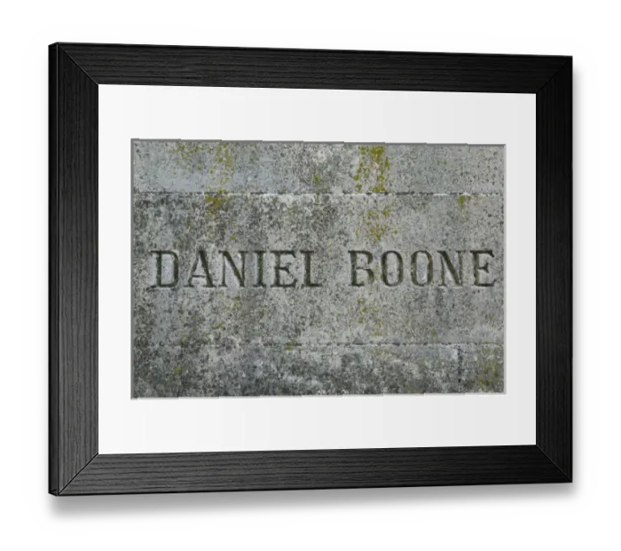 Framed Print : USA-Kentucky-Frankfort: Daniel Boones Grave