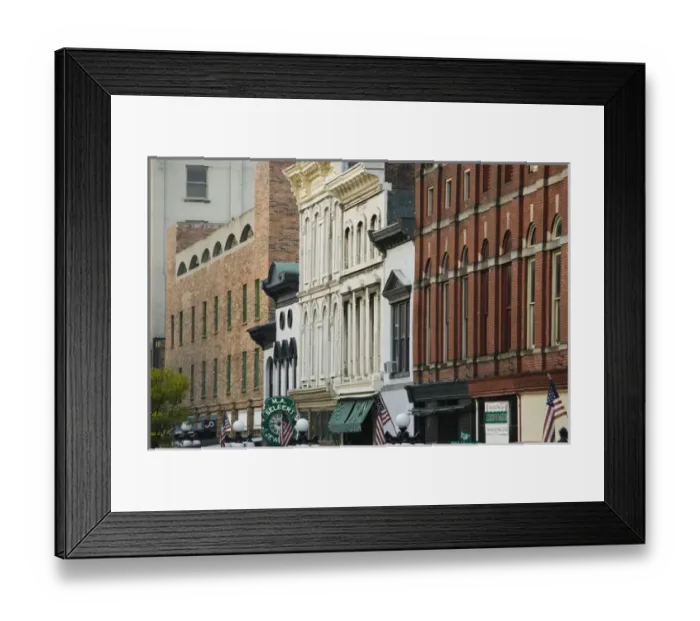 Framed Print : USA-Kentucky-Frankfort: Downtown Buildings Framed Print : USA-Kentucky-Frankfort: Downtown Buildings