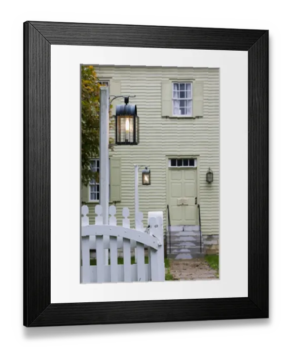 Framed Print : USA-Kentucky-Harrodsburg: Shaker Village of Pleasant Hill- Light post / Shaker Framed Print : USA-Kentucky-Harrodsburg: Shaker Village of Pleasant Hill- Light post / Shaker