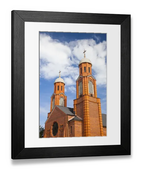 Framed Print : USA, Louisiana, Breaux Bridge. Crawfish Capital of the World, St. Bernard Catholic Church Framed Print : USA, Louisiana, Breaux Bridge. Crawfish Capital of the World, St. Bernard Catholic Church