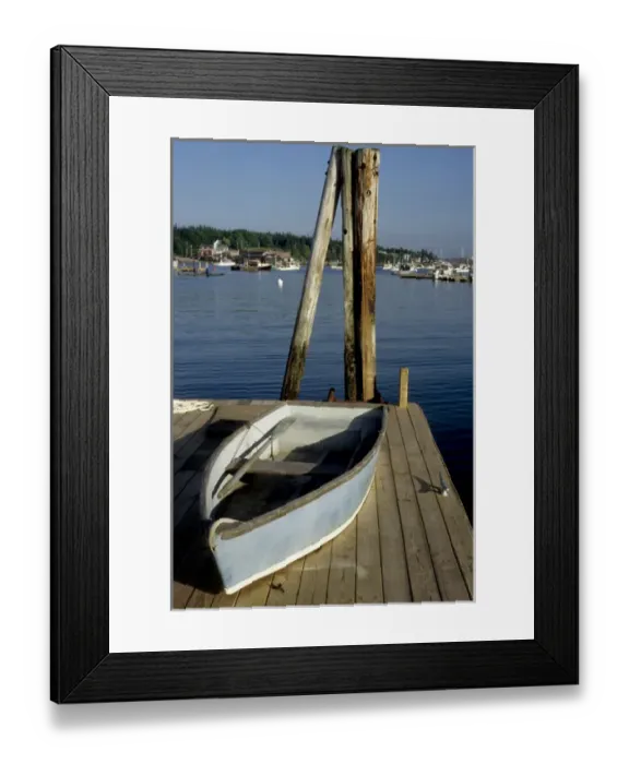 Framed Print : Maine: Mount Desert Island, Bass Harbor, August Framed Print : Maine: Mount Desert Island, Bass Harbor, August
