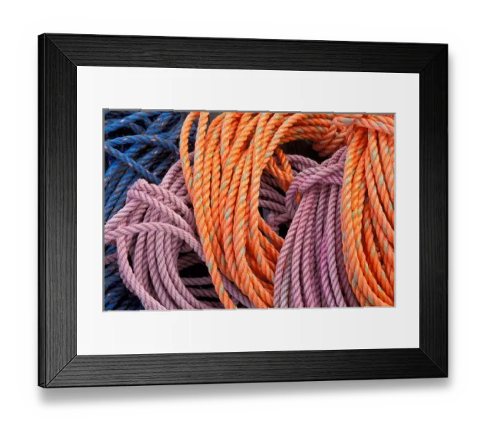 Framed Print : North America; USA; Maine Lobster Ropes Framed Print : North America; USA; Maine Lobster Ropes