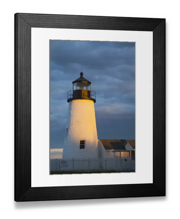 Framed Print : Sun breaks through the clouds at Pemaquid Point Lighthouse in New Harbor, Maine, USA Framed Print : Sun breaks through the clouds at Pemaquid Point Lighthouse in New Harbor, Maine, USA
