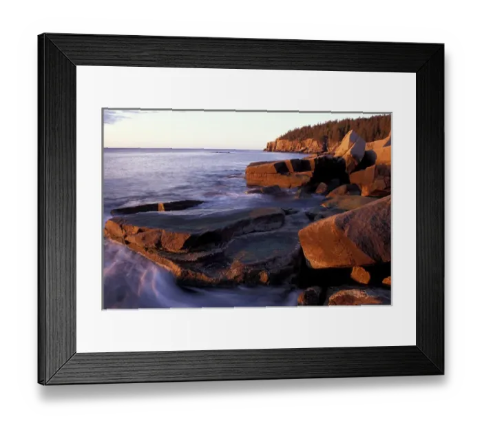 Framed Print : Otter Cliffs, Acadia N. P. ME. The rocky Maine coast