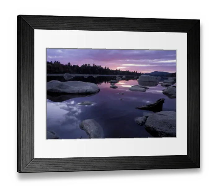Framed Print : Pemdumcook Lake, ME. Northern Forest. Sunset Framed Print : Pemdumcook Lake, ME. Northern Forest. Sunset