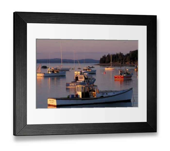 Framed Print : Bar Harbor, ME Fishing boats in Bar Harbor Framed Print : Bar Harbor, ME Fishing boats in Bar Harbor