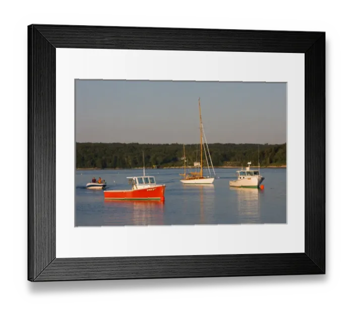 Framed Print : The view of Cundys Harbor from Holbrooks Wharf. Cundy Harbor, Maine Framed Print : The view of Cundys Harbor from Holbrooks Wharf. Cundy Harbor, Maine
