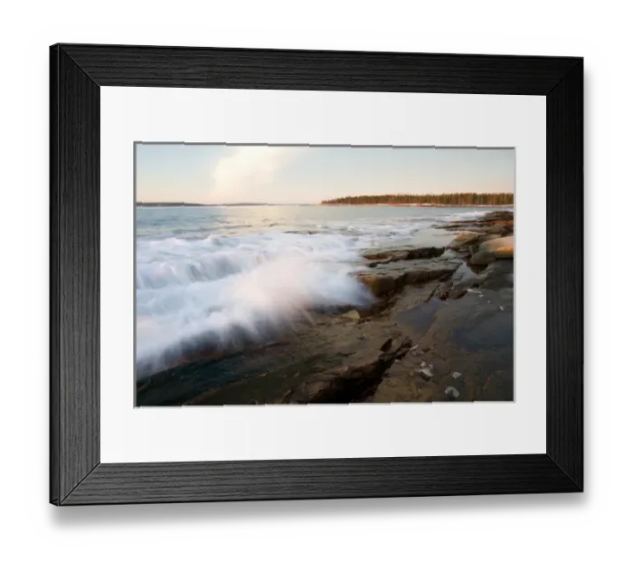 Framed Print : Early morning at Wonderland in Maines Acadia National Park Framed Print : Early morning at Wonderland in Maines Acadia National Park