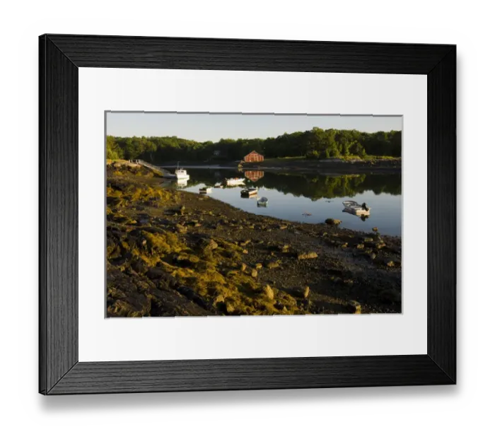 Framed Print : A small harbor in Blue Hill Falls, Maine Framed Print : A small harbor in Blue Hill Falls, Maine