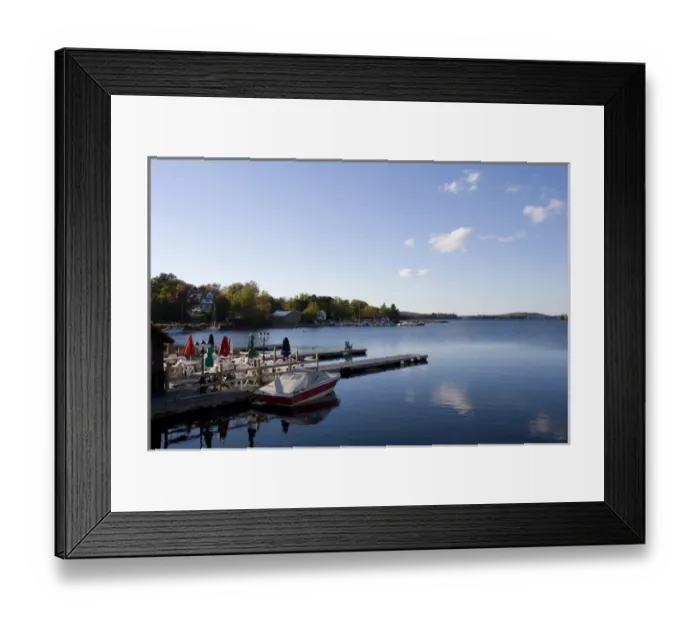 Framed Print : Moosehead Lake from Greenville Maine USA