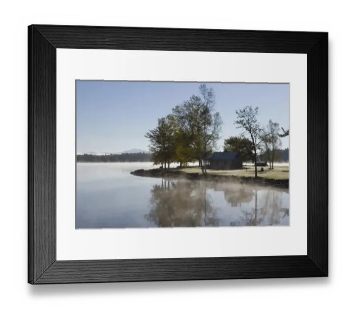 Framed Print : Cabin on Moosehead Lake Maine USA Framed Print : Cabin on Moosehead Lake Maine USA