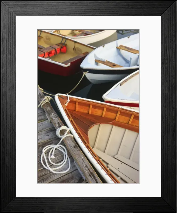 Framed Print : Skiffs in Southwest Harbor, Maine. Near Acadia National Park Framed Print : Skiffs in Southwest Harbor, Maine. Near Acadia National Park