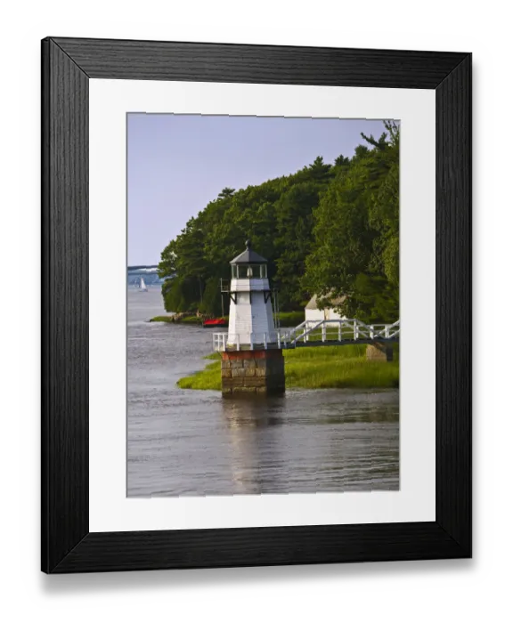 Framed Print : Viewing light houses while sailing down the Keybeck River Framed Print : Viewing light houses while sailing down the Keybeck River
