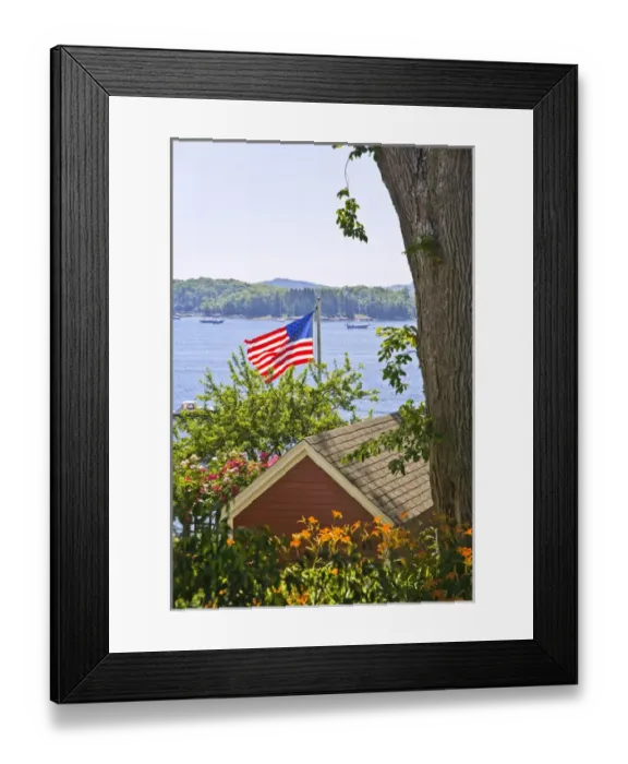 Framed Print : Sights of Castine Maine