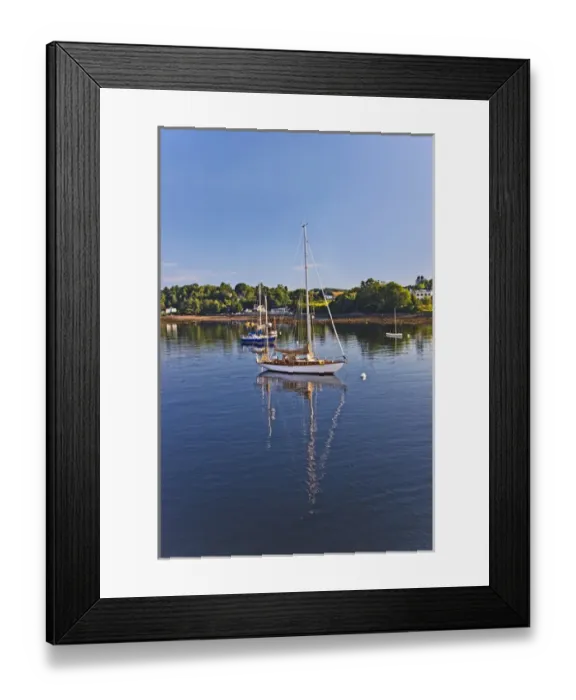 Framed Print : Sailing into Belfast enjoying the Maine sites Framed Print : Sailing into Belfast enjoying the Maine sites