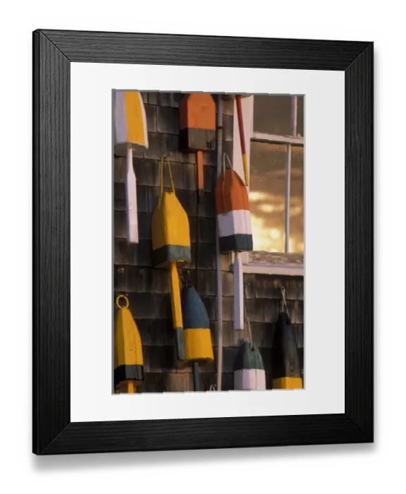 Framed Print : North America, U. S. A. Maine, Bernard, Lobster buoys Framed Print : North America, U. S. A. Maine, Bernard, Lobster buoys