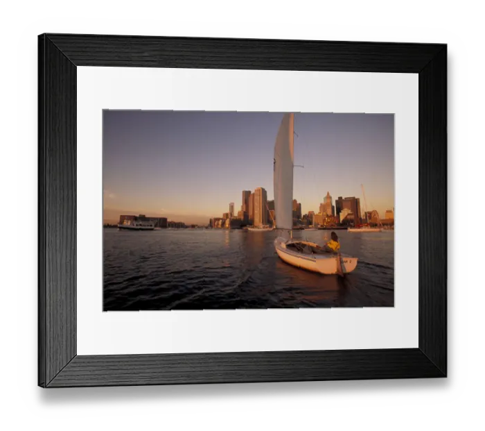 Framed Print : N. A. USA, Massachusettes, Boston Sailing in Boston Harbor Framed Print : N. A. USA, Massachusettes, Boston Sailing in Boston Harbor