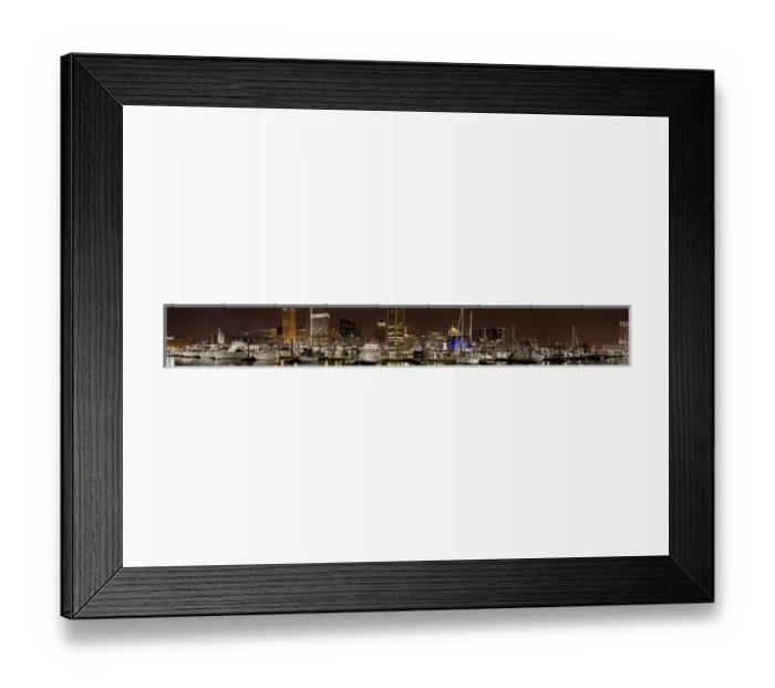 Framed Print : USA, Maryland, MD, Baltimore. A high resolution panoramic view of the skyline Framed Print : USA, Maryland, MD, Baltimore. A high resolution panoramic view of the skyline