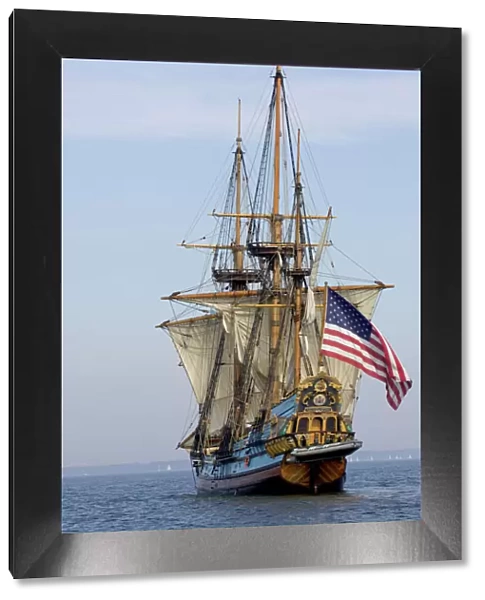 MARYLAND. USA. Tall ship the Kalmar Nyckel. Chesapeake Bay
