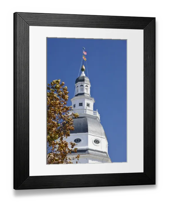 Framed Print : USA, Maryland, Annapolis. Maryland State House building Framed Print : USA, Maryland, Annapolis. Maryland State House building