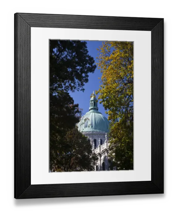 Framed Print : USA, Maryland, Annapolis. US Naval Academy, dome of the Main Chapel