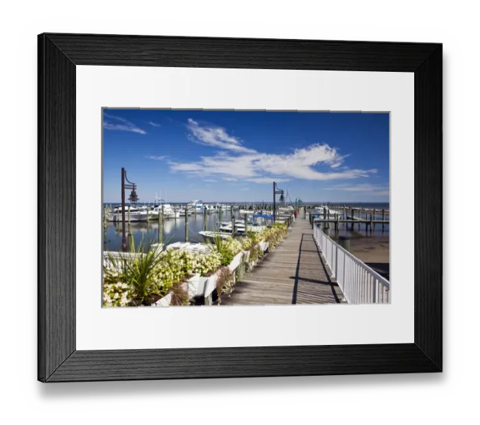 Framed Print : USA, Maryland, Chesapeake Beach. Western Shore of Chesapeake Bay, marina Framed Print : USA, Maryland, Chesapeake Beach. Western Shore of Chesapeake Bay, marina