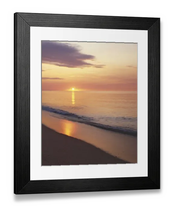 Framed Print : USA, Massachusetts, Cape Cod National Seashore, Sunrise over Atlantic Framed Print : USA, Massachusetts, Cape Cod National Seashore, Sunrise over Atlantic
