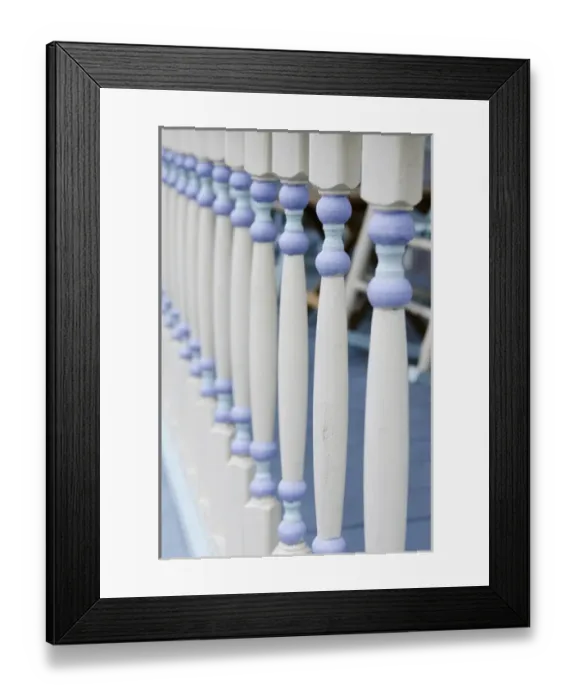 Framed Print : Massachusetts, Marthas Vineyard, Oak Bluffs. 19th century traditional Camp Meeting Cottage