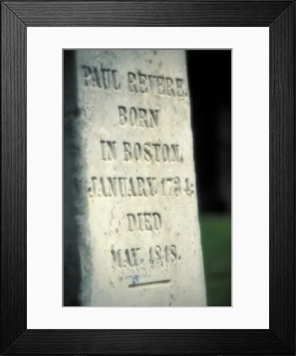 Framed Print : USA, Massachusetts, Boston Paul Revere Memorial Grenary Burial Ground Framed Print : USA, Massachusetts, Boston Paul Revere Memorial Grenary Burial Ground