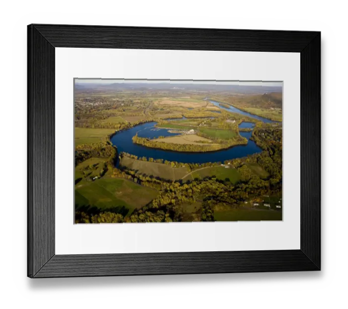 Framed Print : The Oxbow on the Connecticut River in Easthampton, Massachusetts Framed Print : The Oxbow on the Connecticut River in Easthampton, Massachusetts