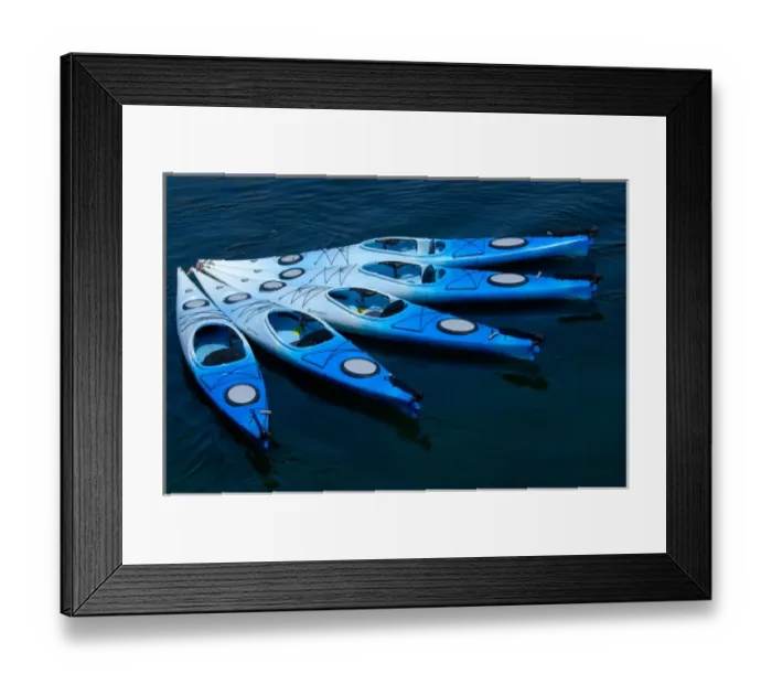 Framed Print : Rockport, Massachusetts, USA, kayaks in harbor along Bearskin Neck Framed Print : Rockport, Massachusetts, USA, kayaks in harbor along Bearskin Neck