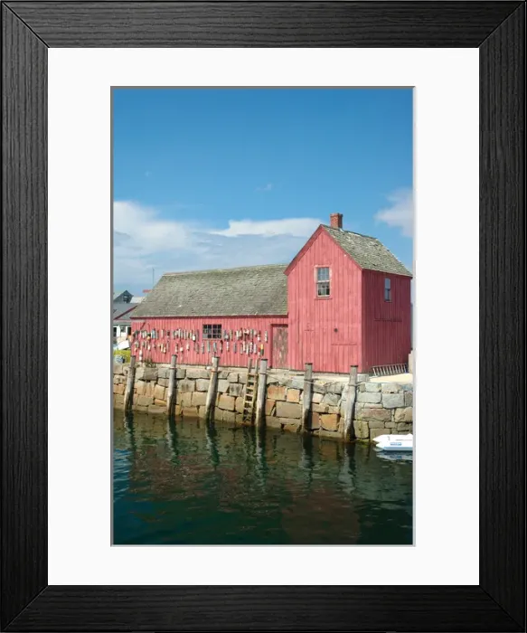 Framed Print : Rockport, Massachusetts, USA, Motif No. 1 (Editorial Usage Only)