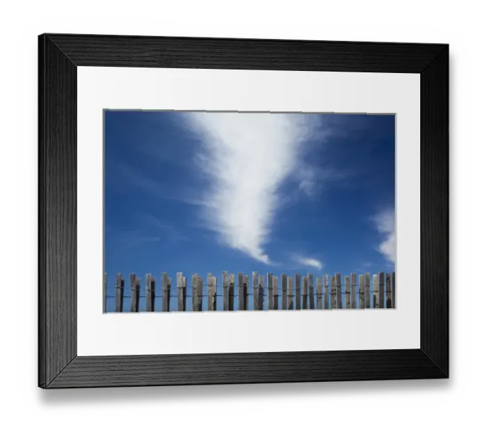 Framed Print : USA, Massachusetts, Cape Cod National Seashore, Cirrus clouds in summer sky above
