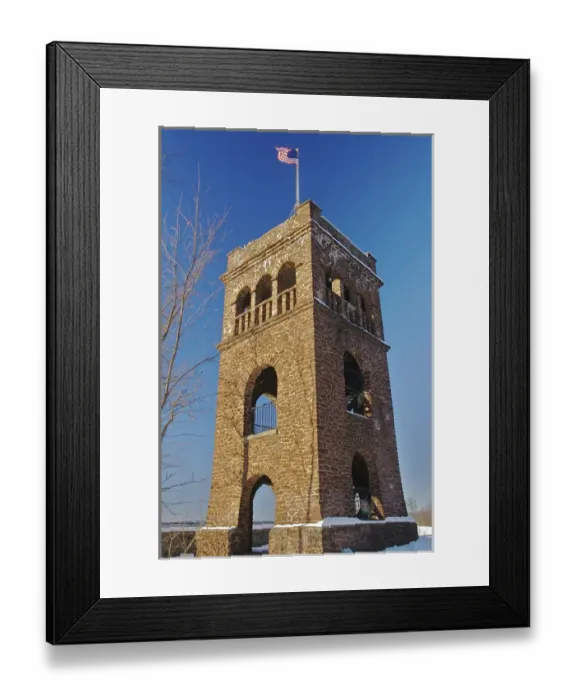 Framed Print : North America, USA, Massachusetts, Greenfield. Poets Seat Tower in winter Framed Print : North America, USA, Massachusetts, Greenfield. Poets Seat Tower in winter