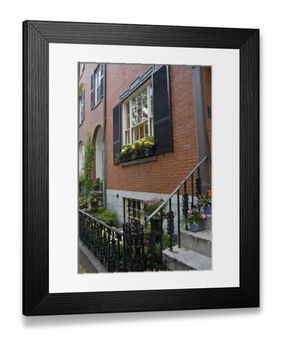 Framed Print : USA, Massachusetts, Boston. Beacon Hill Framed Print : USA, Massachusetts, Boston. Beacon Hill