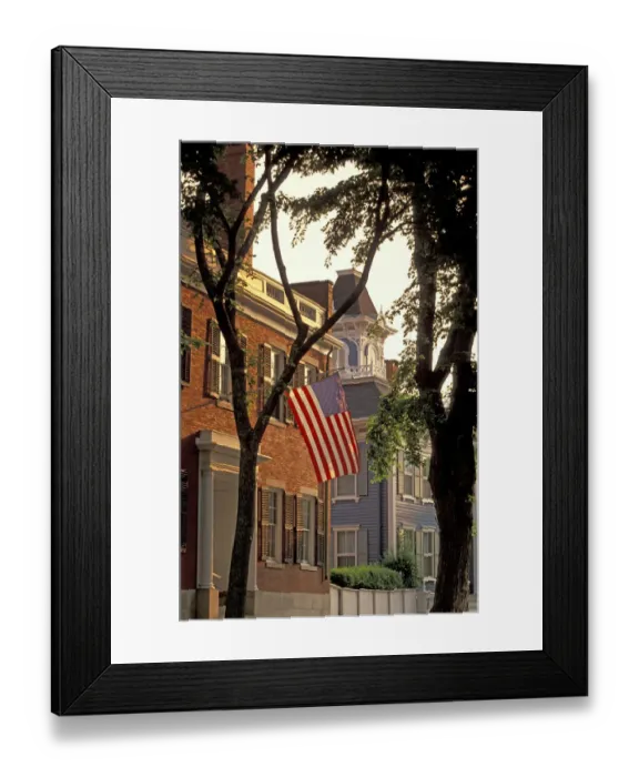 Framed Print : North America, USA, Massachusetts, Nantucket Island, Nantucket town. Main Street Framed Print : North America, USA, Massachusetts, Nantucket Island, Nantucket town. Main Street