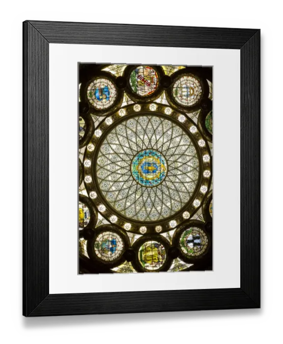 Framed Print : USA, Massachusetts, Boston. Massachusetts State House, Rotunda View